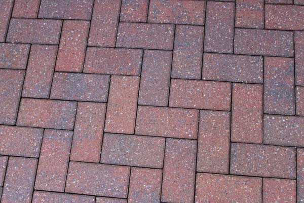 block paving close up after cleaningr
